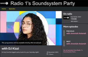 Kizzi to takeover on R1's Soundsystem Party on BBC Radio 1 at Christmas Westside Talent
